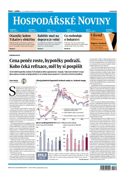 E-magazín HN 231 - 28.11.2025 - Economia, a.s.