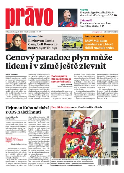 E-magazín Deník Právo - 28.11.2025 - Borgis, a.s.