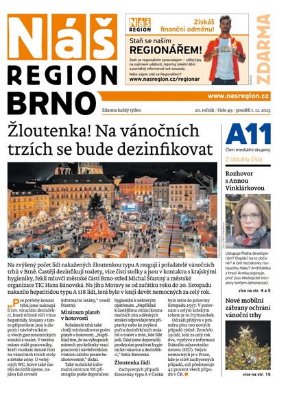E-magazín Náš Region - Brno 49/2025 - A 11 s.r.o.