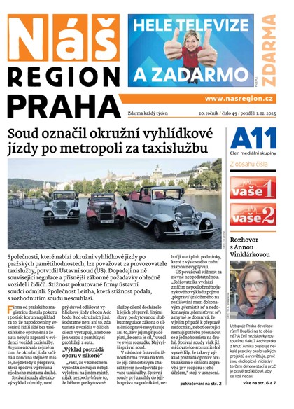 E-magazín Náš Region - Praha 49/2025 - A 11 s.r.o.
