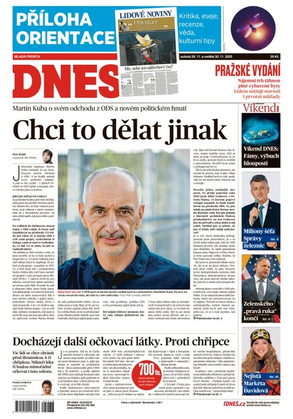 E-magazín MF DNES - 29.11.2025 - MAFRA, a.s.