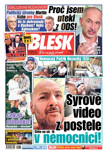 E-magazín Blesk - 29.11.2025 - CZECH NEWS CENTER a. s.
