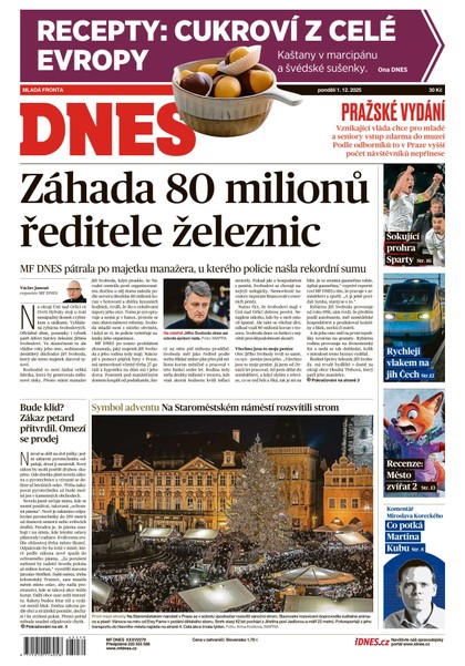 E-magazín MF DNES - 01.12.2025 - MAFRA, a.s.