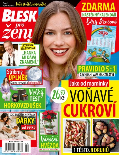 E-magazín BLESK PRO ŽENY - 49/2025 - CZECH NEWS CENTER a. s.