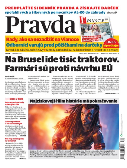 E-magazín Denník Pravda 2. 12. 2025 - OUR MEDIA SR a. s.