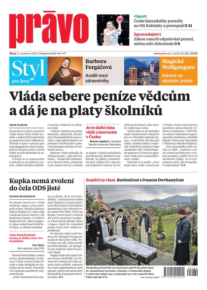 E-magazín Deník Právo - 2.12.2025 - Borgis, a.s.