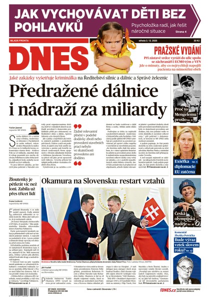 E-magazín MF DNES - 03.12.2025 - MAFRA, a.s.