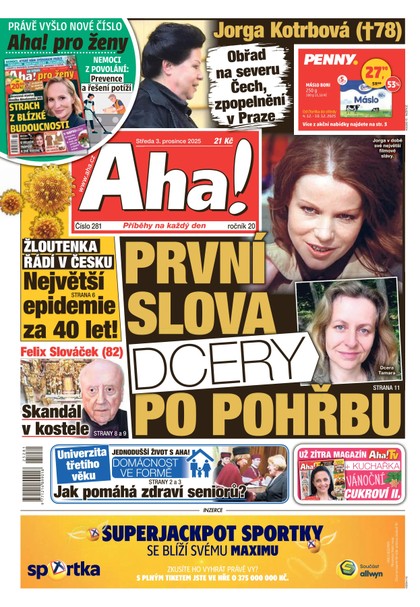 E-magazín AHA! - 03.12.2025 - CZECH NEWS CENTER a. s.