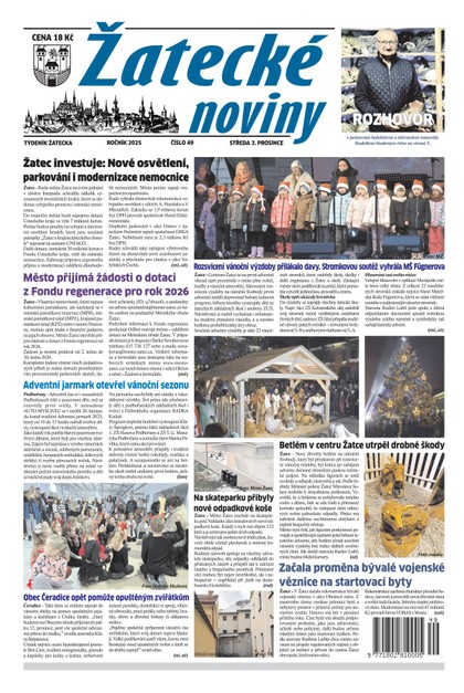 E-magazín Žatecké noviny 49/25 - Ohře Media