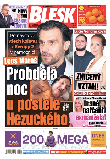 E-magazín Blesk - 04.12.2025 - CZECH NEWS CENTER a. s.