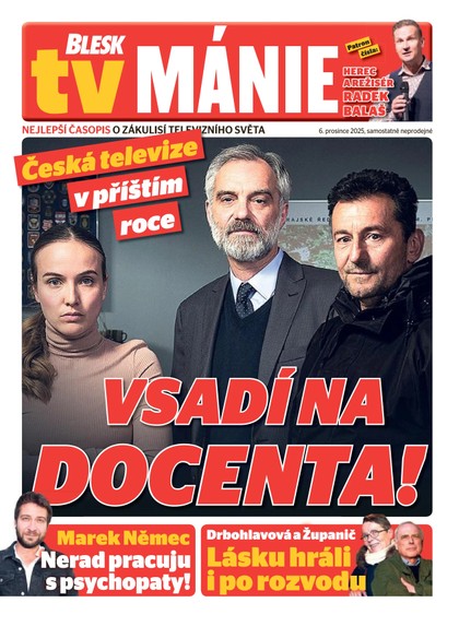 E-magazín Blesk Tv manie - 06.12.2025 - CZECH NEWS CENTER a. s.