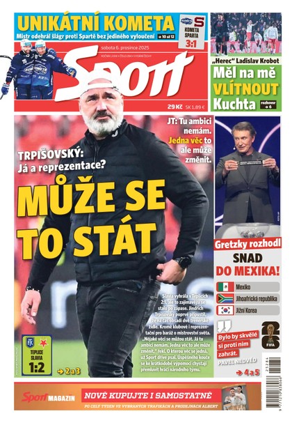E-magazín Sport - 06.12.2025 - CZECH NEWS CENTER a. s.