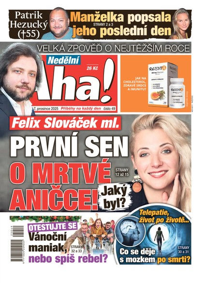 E-magazín NEDĚLNÍ AHA! - 07.12.2025 - CZECH NEWS CENTER a. s.