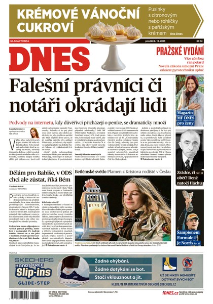 E-magazín MF DNES - 08.12.2025 - MAFRA, a.s.