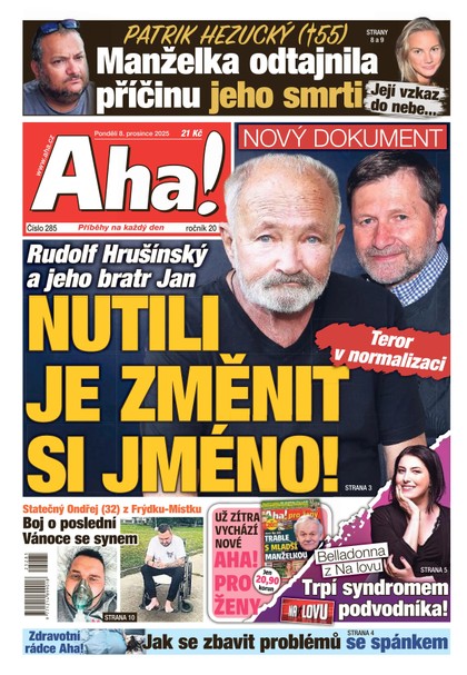 E-magazín AHA! - 08.12.2025 - CZECH NEWS CENTER a. s.
