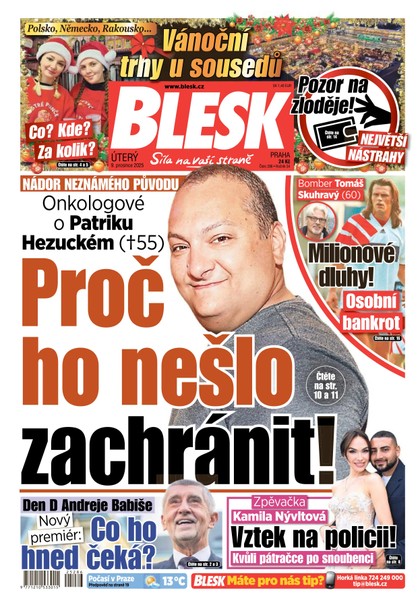 E-magazín Blesk - 09.12.2025 - CZECH NEWS CENTER a. s.
