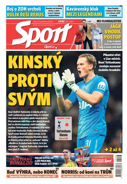 E-magazín Sport - 09.12.2025 - CZECH NEWS CENTER a. s.