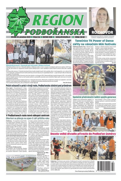 E-magazín Region Podbořanska 50/25 - Ohře Media