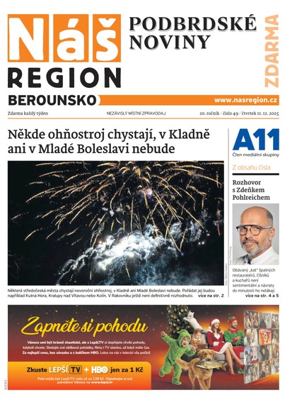 E-magazín Náš Region - Berounsko 49/2025 - A 11 s.r.o.