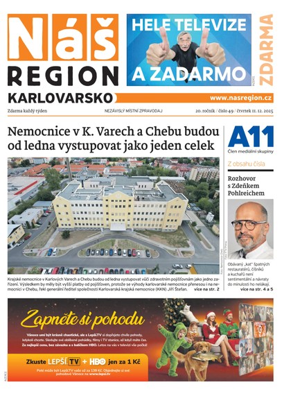 E-magazín Náš Region - Karlovarsko 49/2025 - A 11 s.r.o.