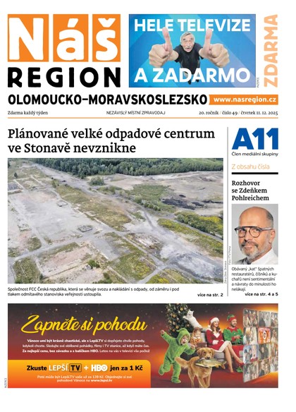 E-magazín Náš Region - Olomoucko/Moravskoslezsko 49/2025 - A 11 s.r.o.