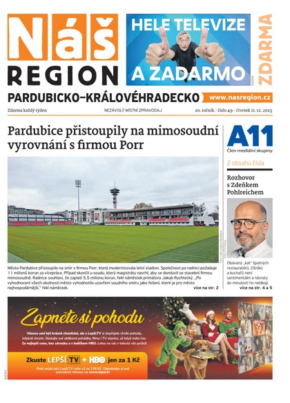 E-magazín Náš Region - Pardubicko/Královéhradecko 49/2025 - A 11 s.r.o.