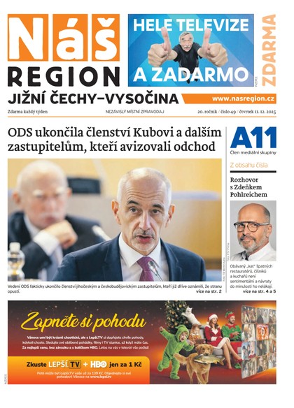 E-magazín Náš Region - Vysočina 49/2025 - A 11 s.r.o.