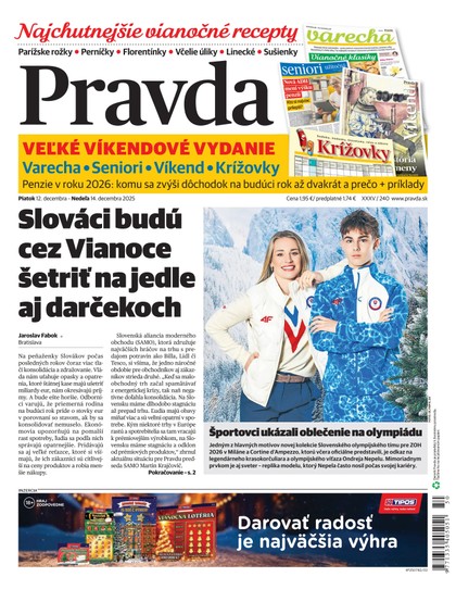 E-magazín Denník Pravda 12. 12. 2025 - OUR MEDIA SR a. s.