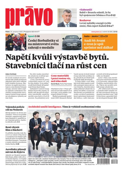 E-magazín Deník Právo - 12.12.2025 - Borgis, a.s.