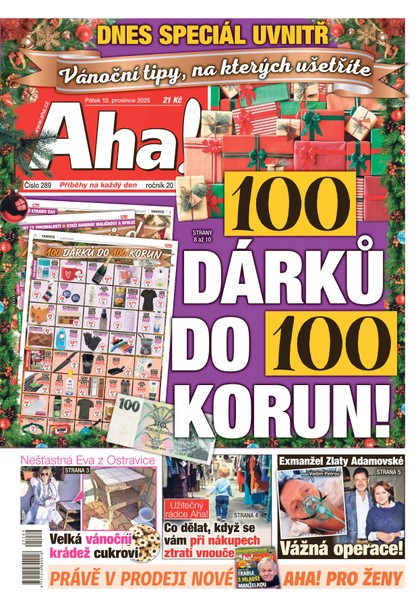 E-magazín AHA! - 12.12.2025 - CZECH NEWS CENTER a. s.
