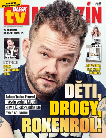 E-magazín Blesk Tv magazín - 12.12.2025 - CZECH NEWS CENTER a. s.