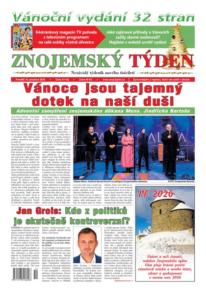 E-magazín Znojemský týden 51+52/2025 - Znojemský týden