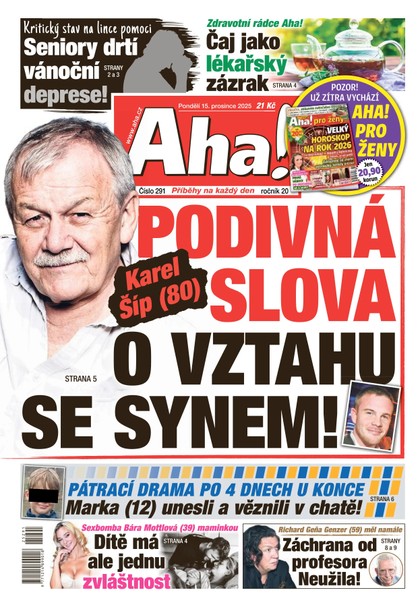 E-magazín AHA! - 15.12.2025 - CZECH NEWS CENTER a. s.