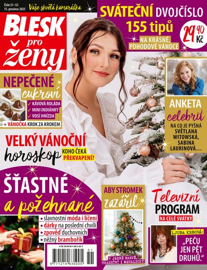 E-magazín BLESK PRO ŽENY - 51+52/2025 - CZECH NEWS CENTER a. s.