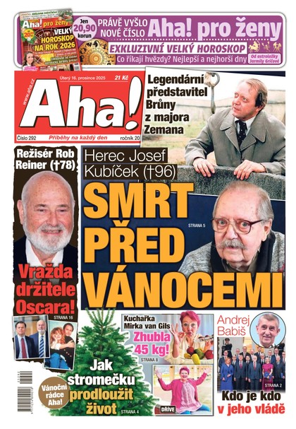 E-magazín AHA! - 16.12.2025 - CZECH NEWS CENTER a. s.