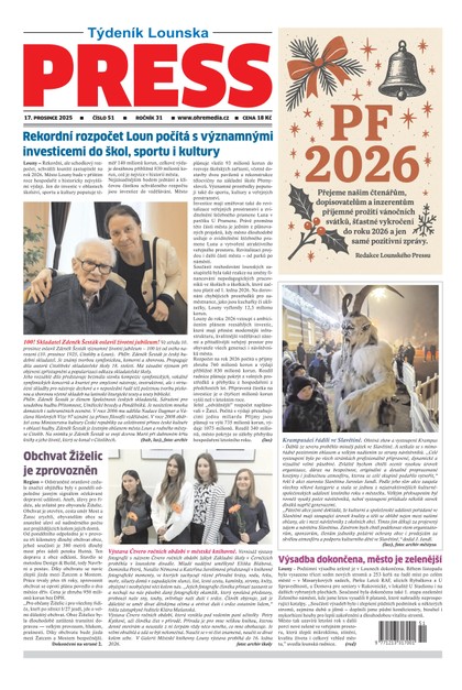 E-magazín Lounský Press 51/25 - Ohře Media