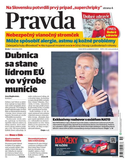 E-magazín Denník Pravda 17. 12. 2025 - OUR MEDIA SR a. s.
