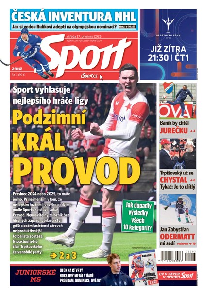 E-magazín Sport - 17.12.2025 - CZECH NEWS CENTER a. s.