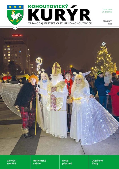 E-magazín Kohoutovický Kurýr 12/2025 - Městská část Brno Kohoutovice