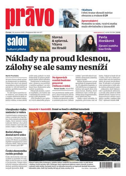 E-magazín Deník Právo - 18.12.2025 - Borgis, a.s.