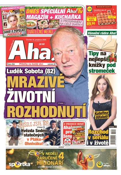 E-magazín AHA! - 18.12.2025 - CZECH NEWS CENTER a. s.