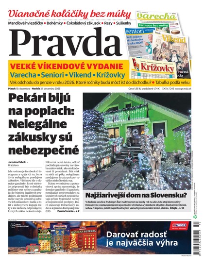 E-magazín Denník Pravda 19. 12. 2025 - OUR MEDIA SR a. s.
