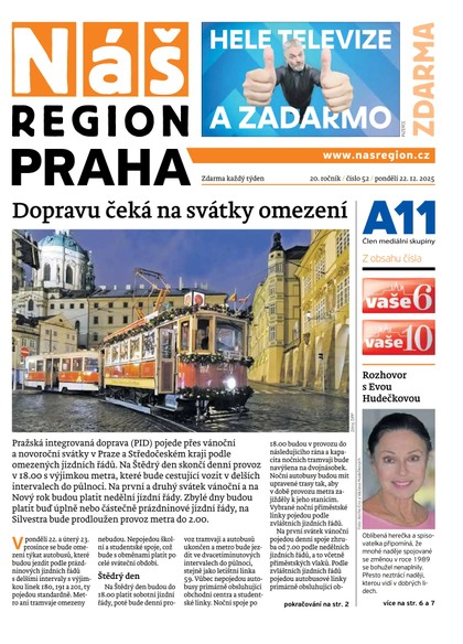 E-magazín Náš Region - Praha 52/2025 - A 11 s.r.o.