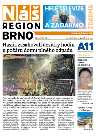 E-magazín Náš Region - Brno 52/2025 - A 11 s.r.o.