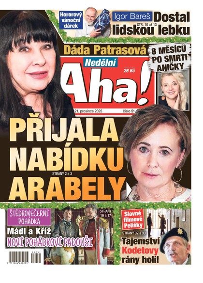 E-magazín NEDĚLNÍ AHA! - 21.12.2025 - CZECH NEWS CENTER a. s.
