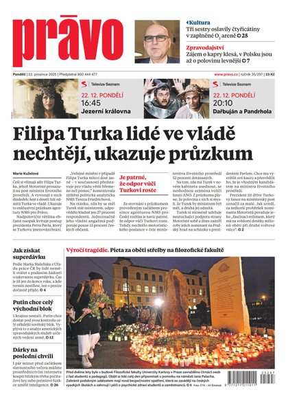 E-magazín Deník Právo - 22.12.2025 - Borgis, a.s.