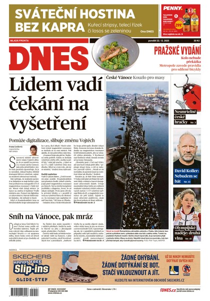 E-magazín MF DNES - 22.12.2025 - MAFRA, a.s.