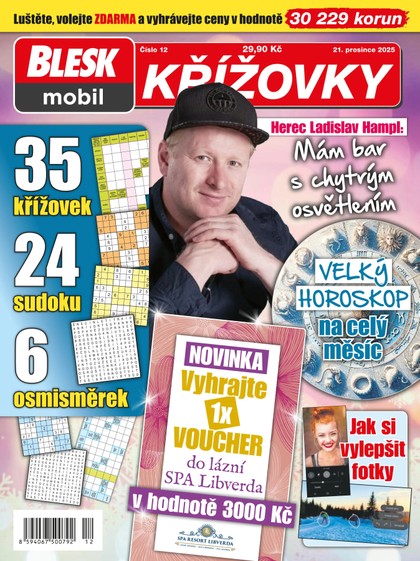 E-magazín BleskMobil KŘÍŽOVKY - 12/2025 - CZECH NEWS CENTER a. s.