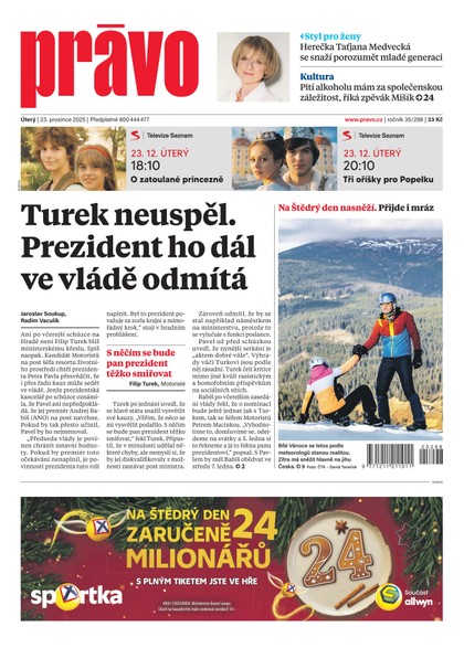 E-magazín Deník Právo - 23.12.2025 - Borgis, a.s.