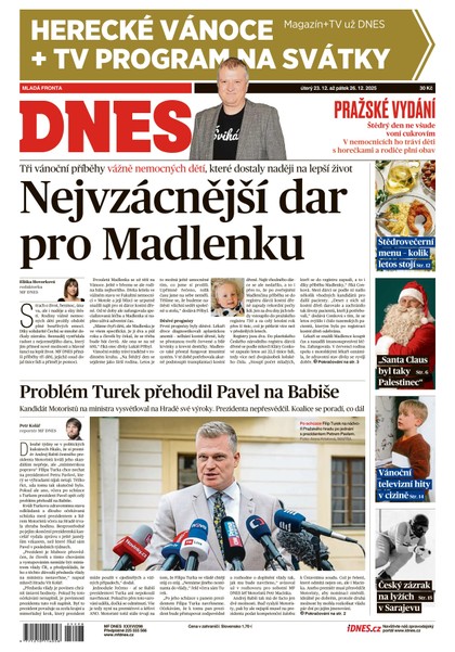 E-magazín MF DNES - 23.12.2025 - MAFRA, a.s.